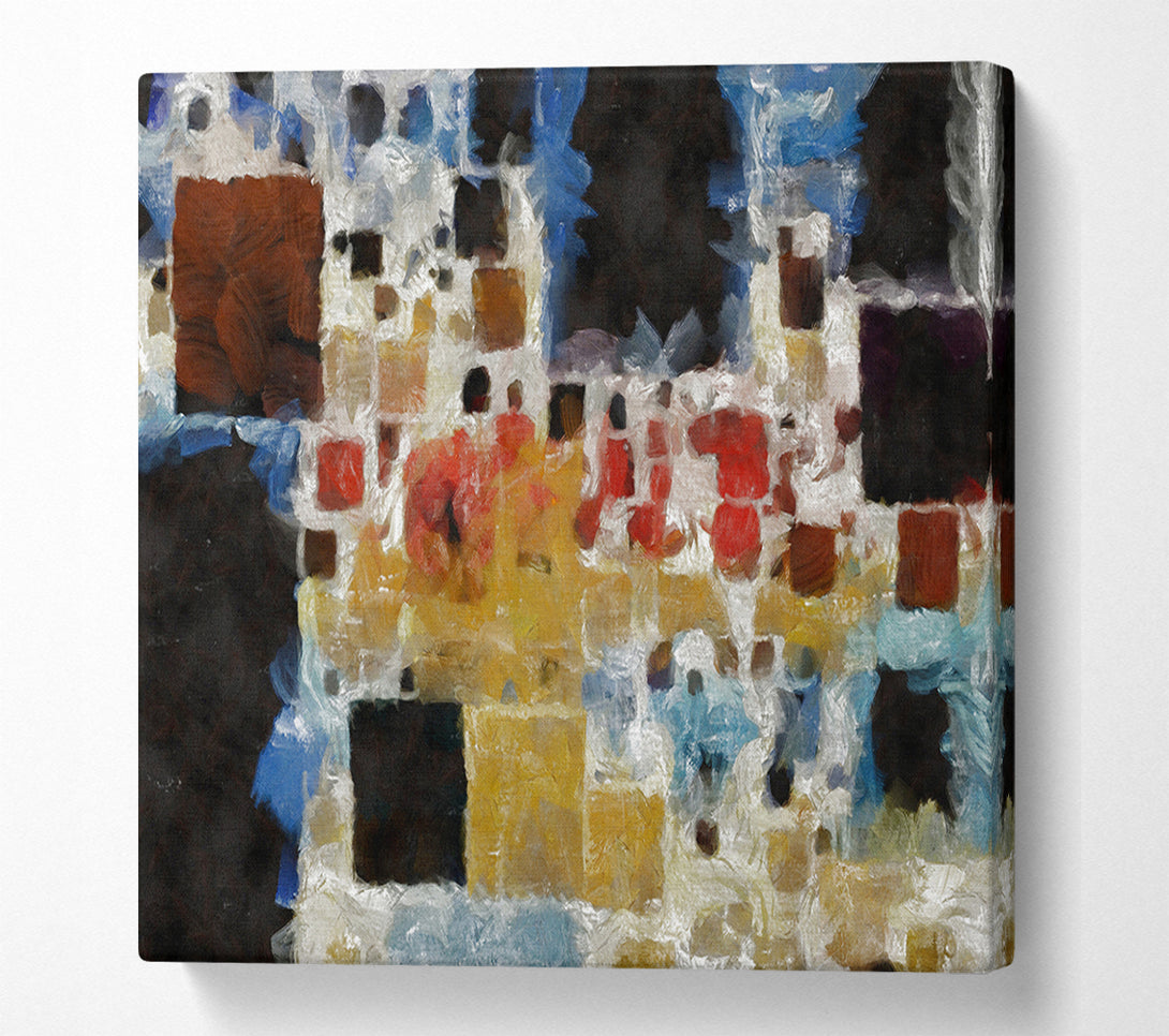  A Canvas Print of Building Blocks Canvas Print