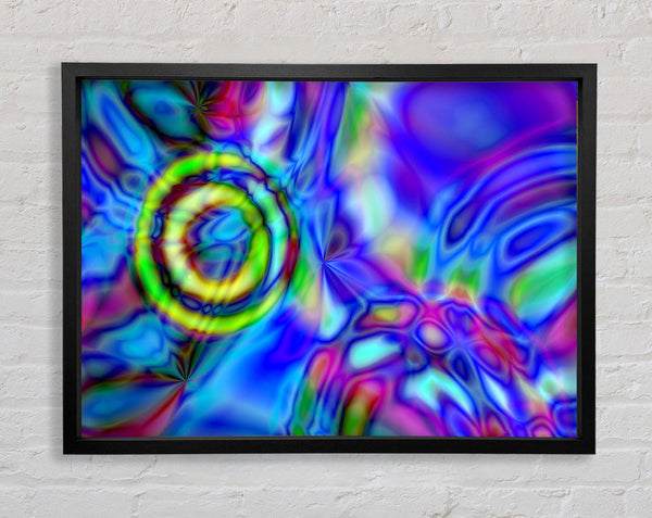 Liquid Ice Framed Print