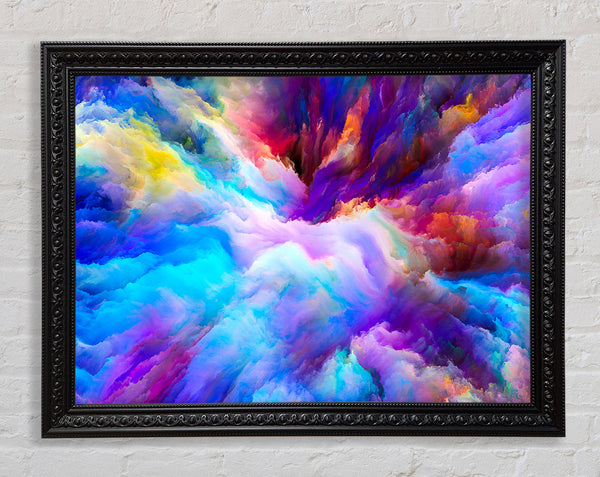 Clouds Of Power Framed Print