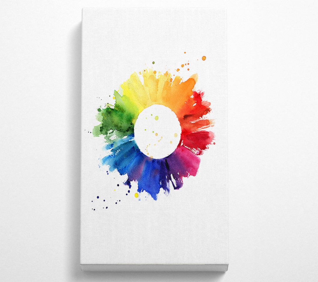  A Canvas Print of Rainbow Sun Canvas Art