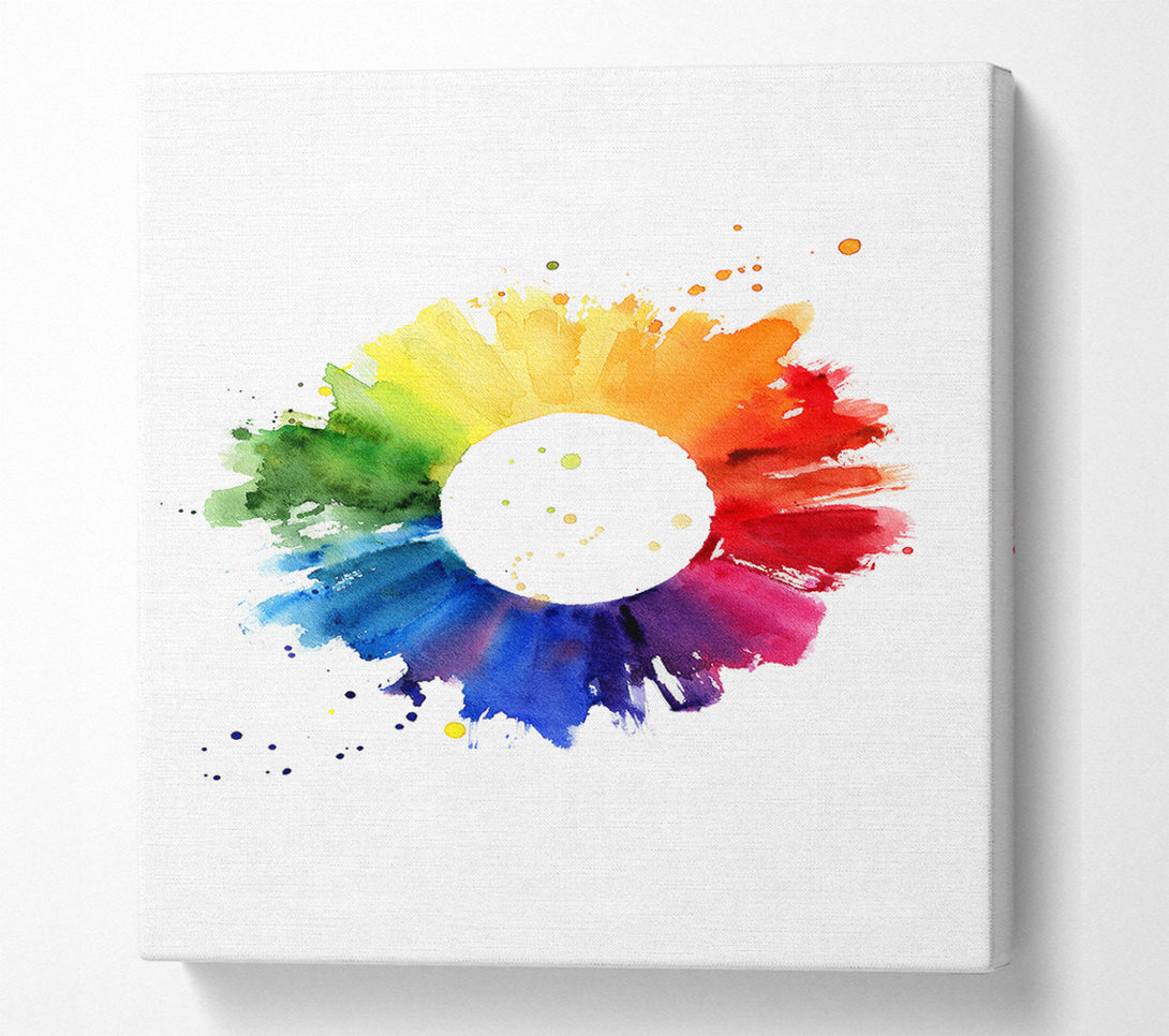  A Canvas Print of Rainbow Sun Canvas Art