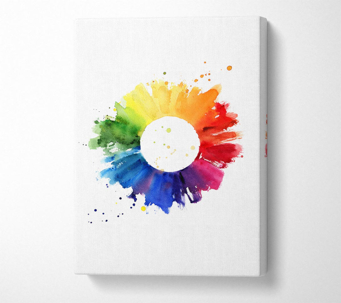  A Canvas Print of Rainbow Sun Canvas Art