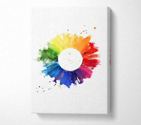  A Canvas Print of Rainbow Sun Canvas Art