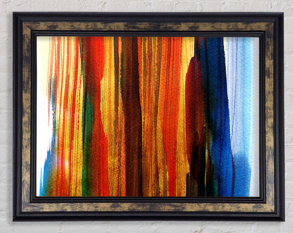 Brush Strokes 2 Framed Print