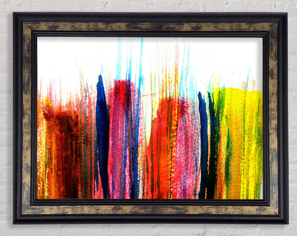 Brush Strokes 1 Framed Print