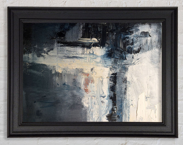 The Line Of Black Framed Print