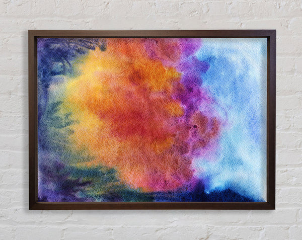 Burning Sun Framed Print