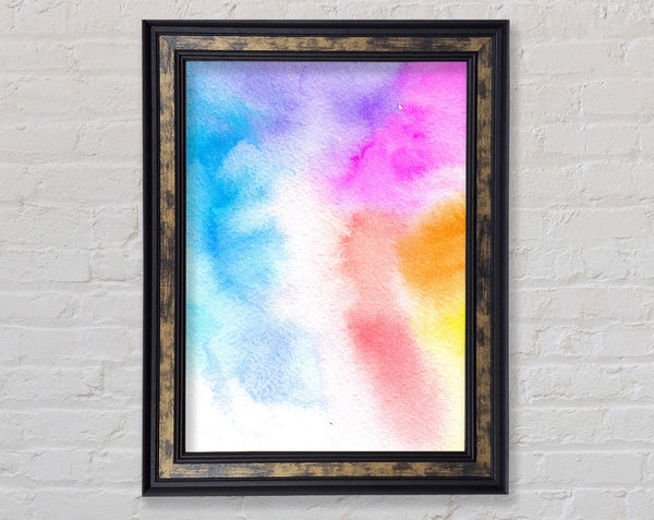 Pastel Path Framed Print