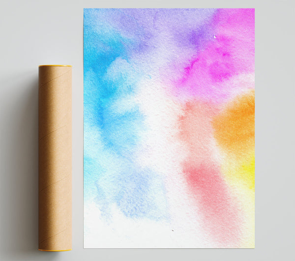 Pastel Path Poster