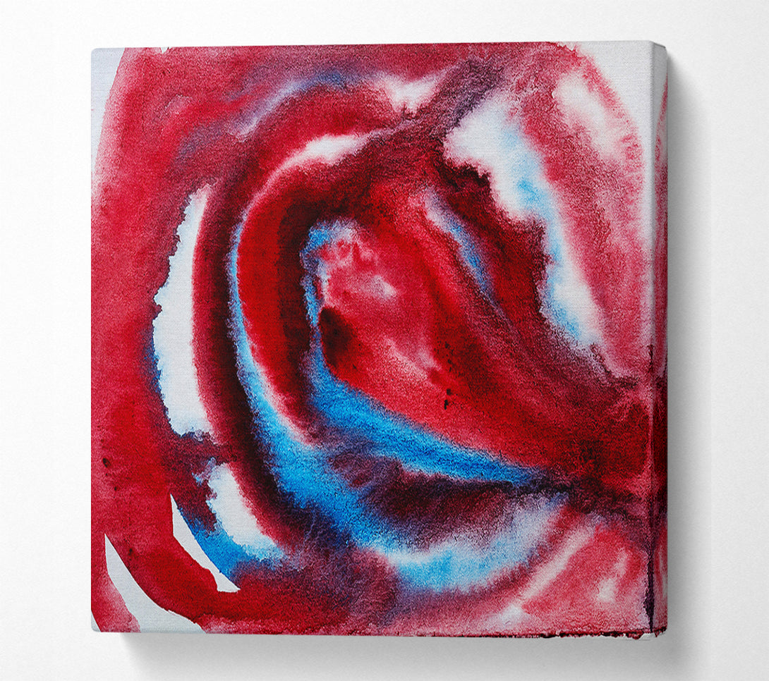  A Canvas Print of Middle Of The Heart Canvas Print