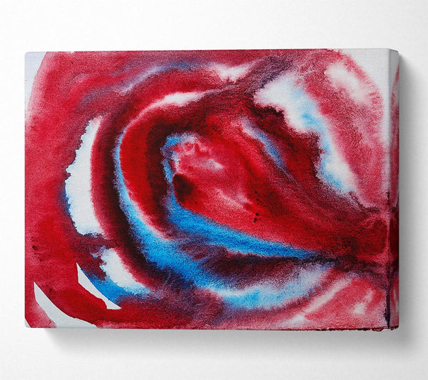  A Canvas Print of Middle Of The Heart Canvas Print