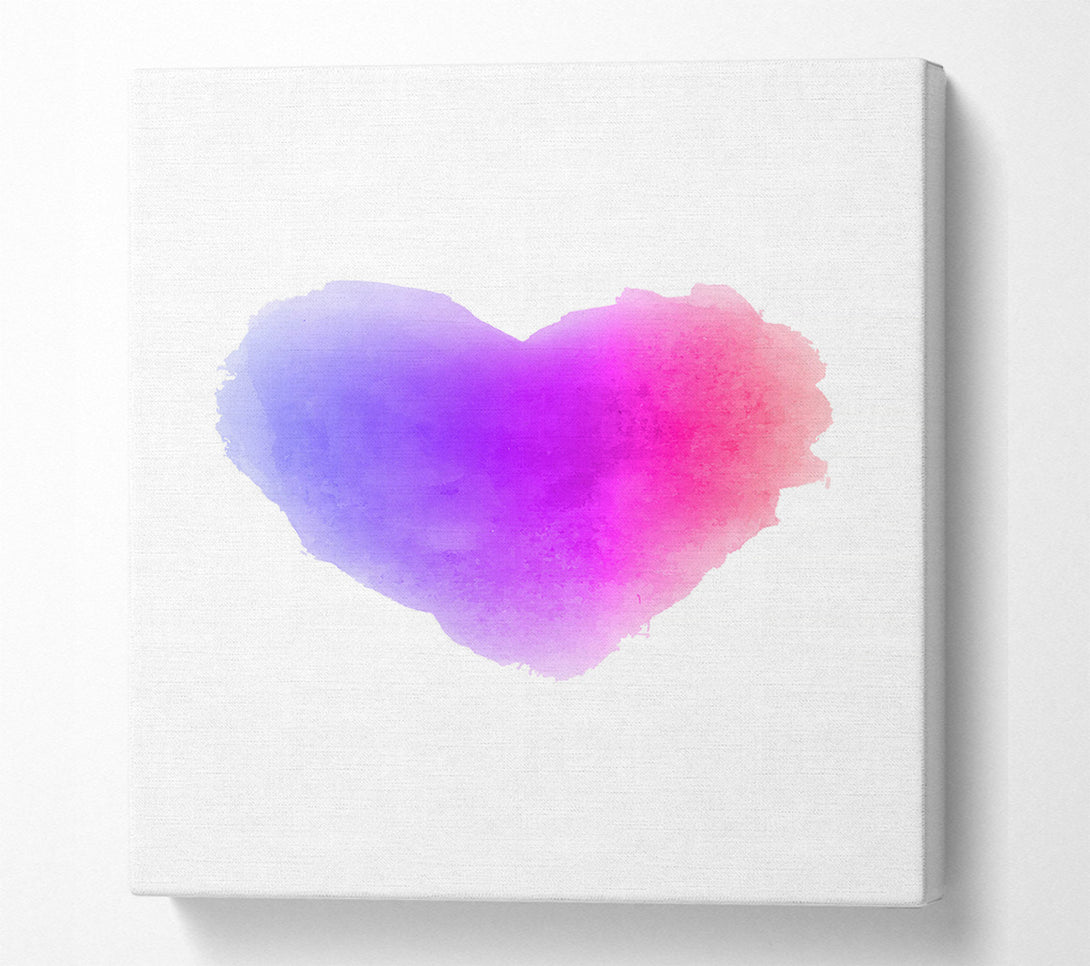  A Canvas Print of Hearts Combine Canvas Print