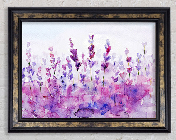 Garden Hearts Framed Print