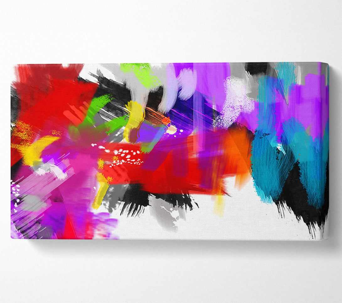  A Canvas Print of Confused Rainbow Canvas Wall Art