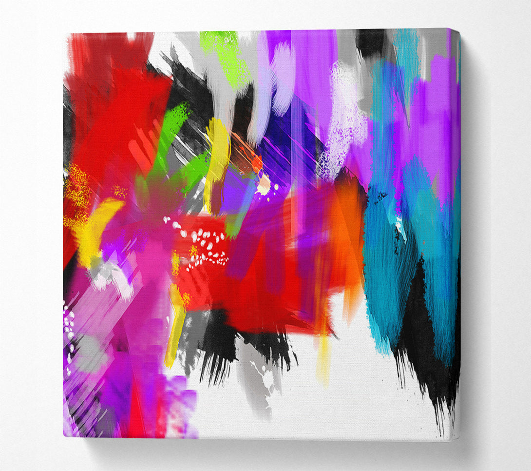  A Canvas Print of Confused Rainbow Canvas Wall Art