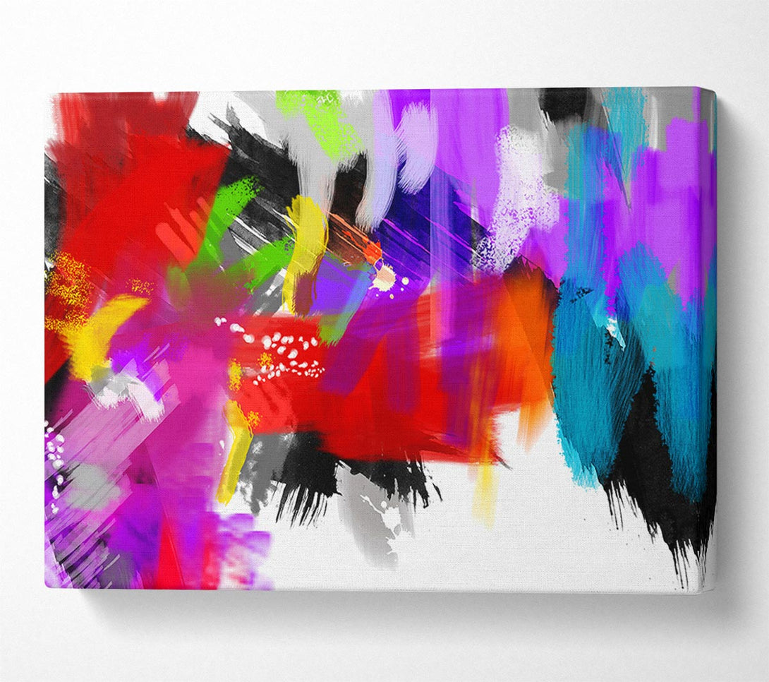  A Canvas Print of Confused Rainbow Canvas Wall Art