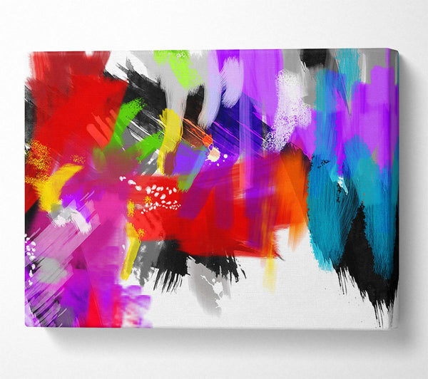  A Canvas Print of Confused Rainbow Canvas Wall Art