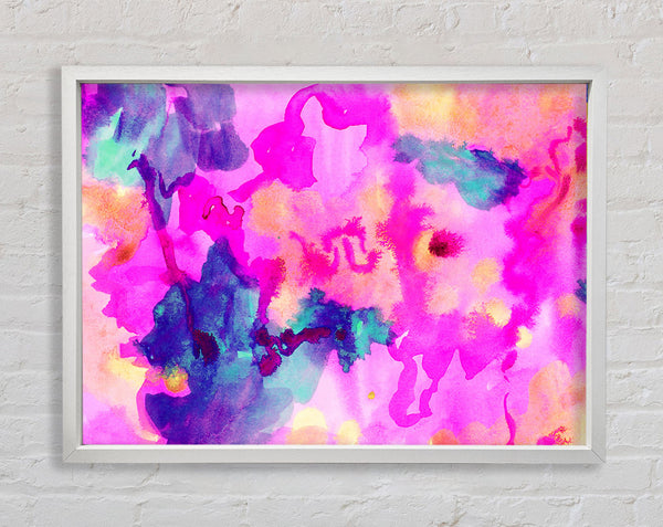 Flower Explosion Framed Print