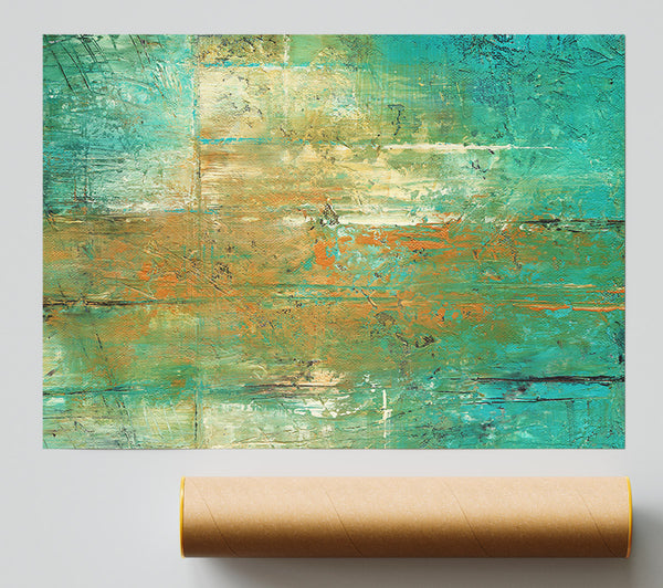 Paint Cracks Poster