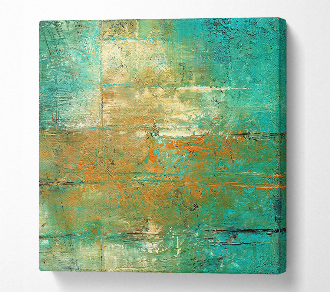  A Canvas Print of Paint Cracks Canvas Art