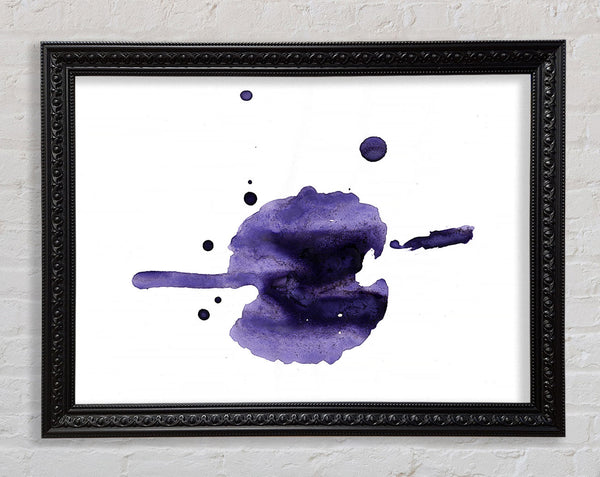 Flow Of Purple Framed Print