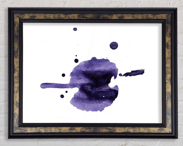 Flow Of Purple Framed Print