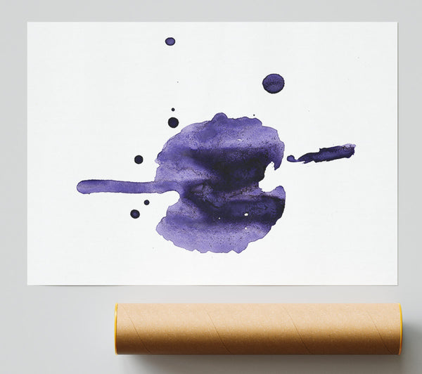 Flow Of Purple Poster