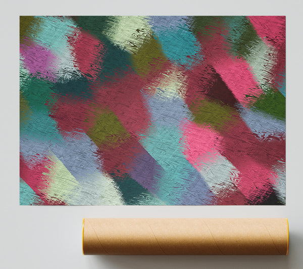 Patchwork Paint Giclee Print