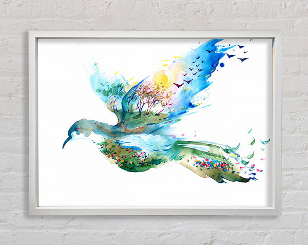 Dove Magic Framed Print