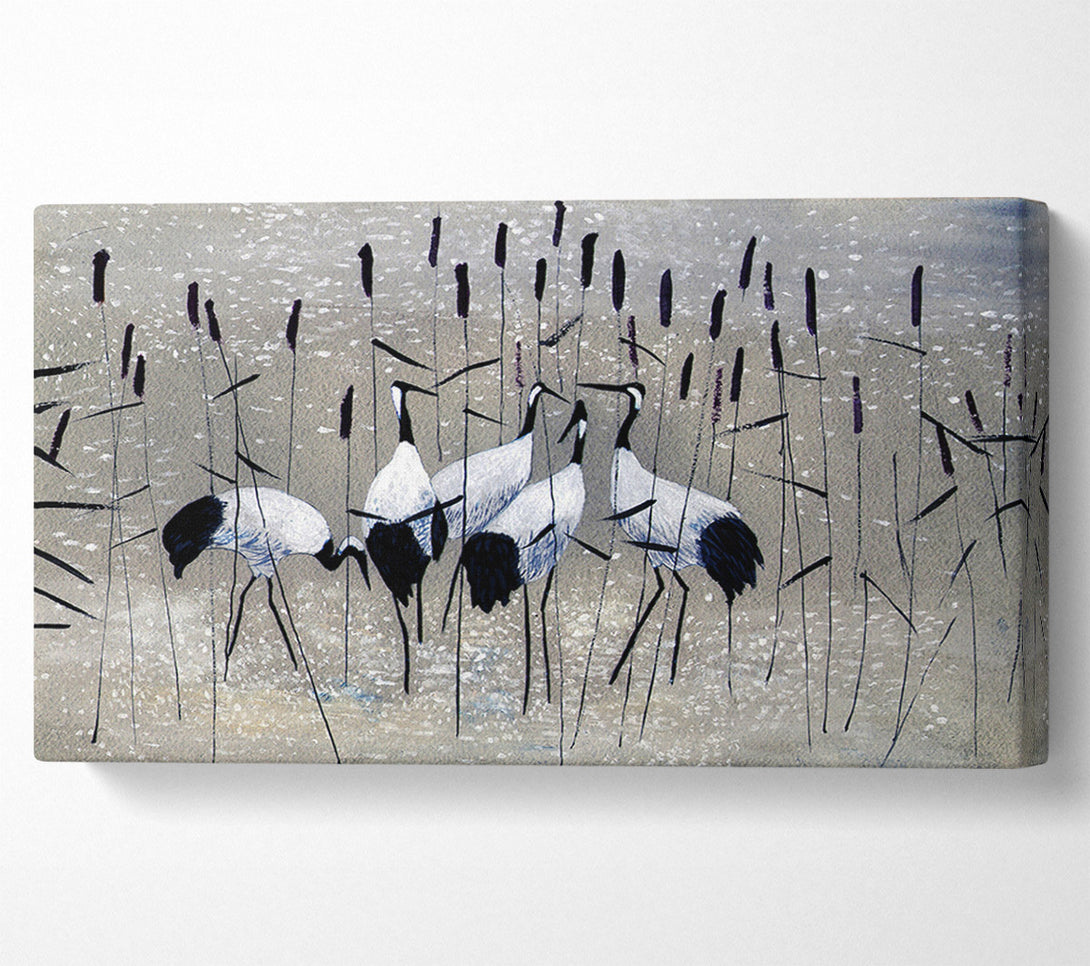  A Canvas Print of Bird Treat Canvas Art