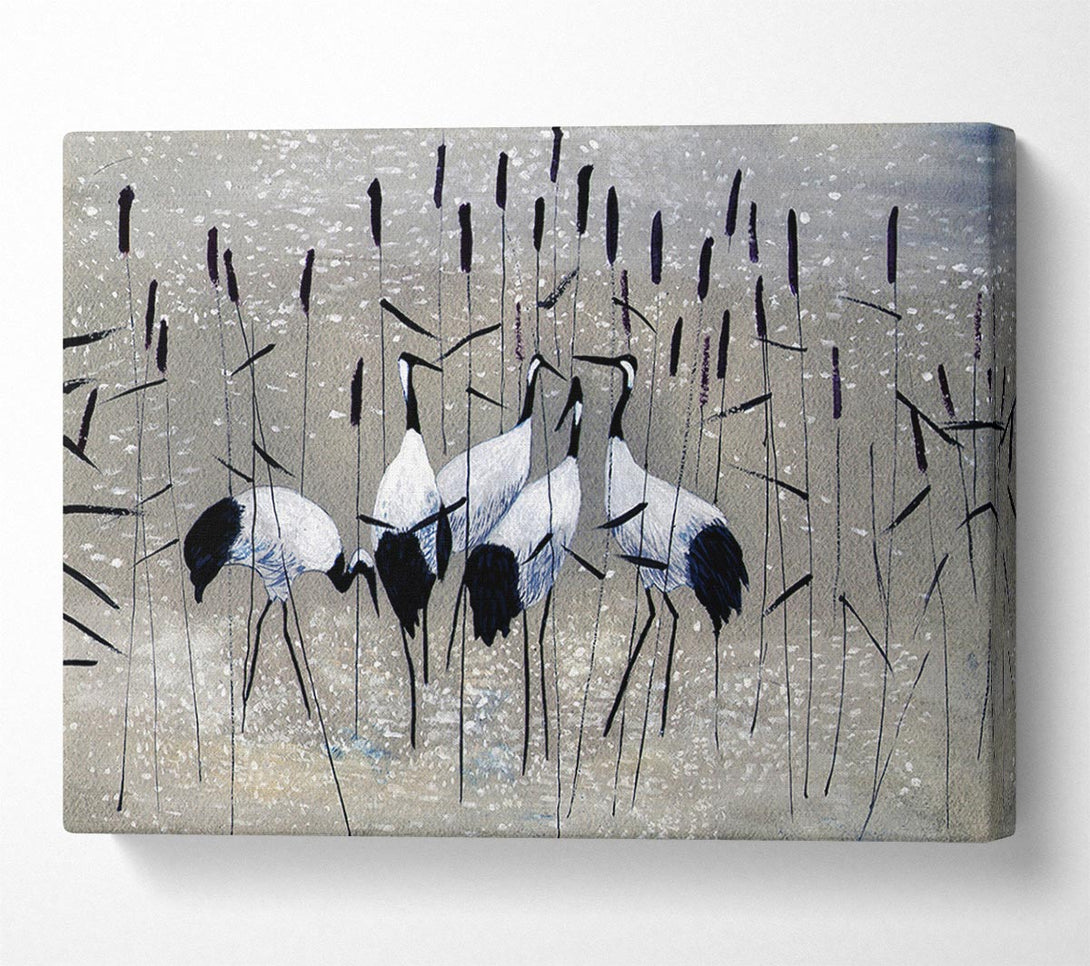  A Canvas Print of Bird Treat Canvas Art