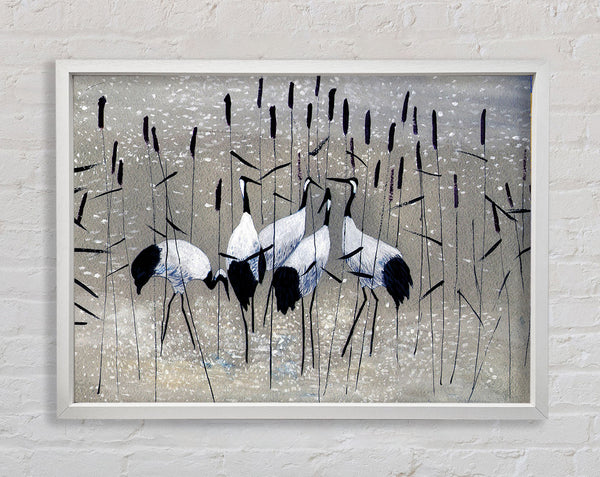 Bird Treat Framed Print