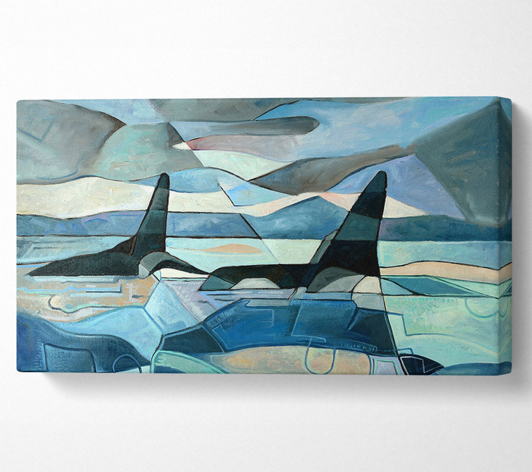  A Canvas Print of Whale Sail Canvas Print