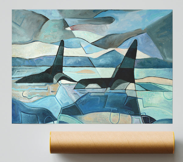 Whale Sail Print
