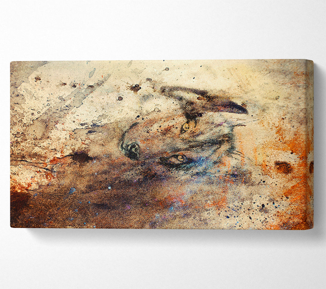  A Canvas Print of Wolf Wonder Canvas Print