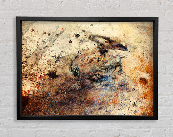 Wolf Wonder Framed Print