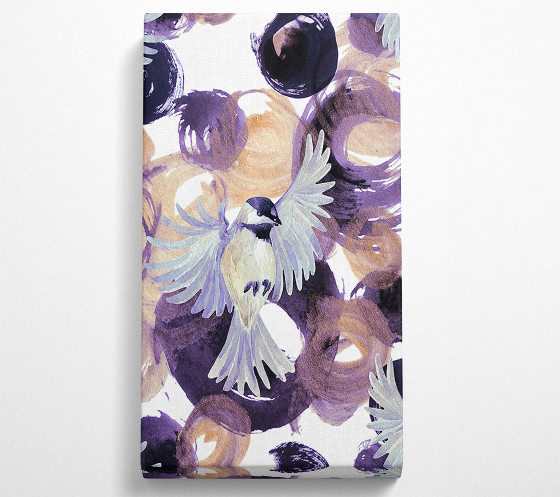  A Canvas Print of Bird Berry Feast Canvas Print