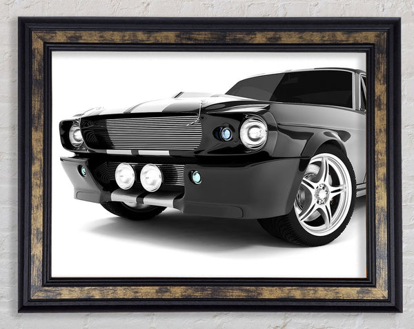 Mustang 9 Framed Print