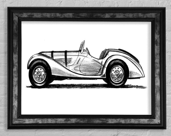Vintage Old Timer Framed Print