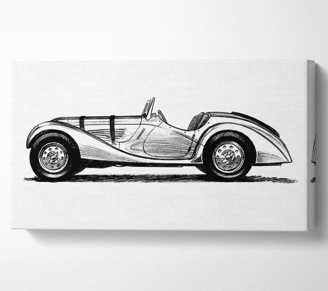  A Canvas Print of Vintage Old Timer Canvas Art
