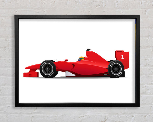 Ready For The Race Framed Print
