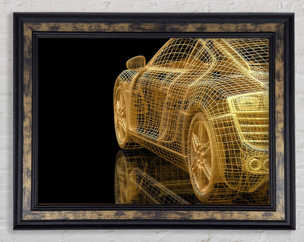Gold Concept Framed Print