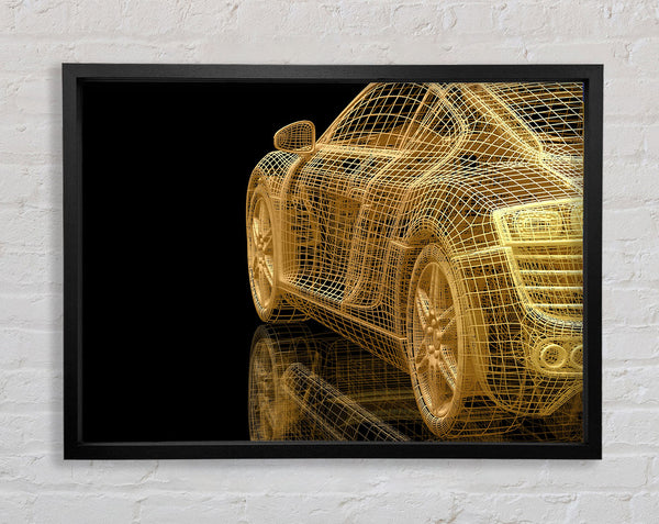 Gold Concept Framed Print