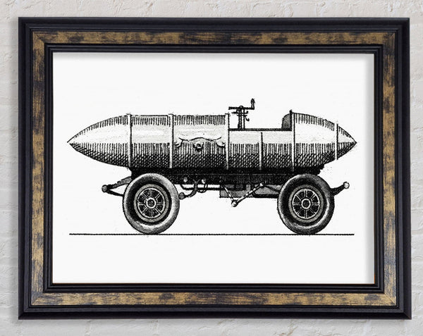 Rocket Framed Print