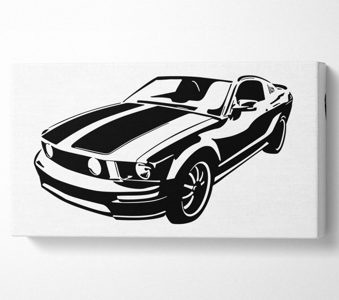  A Canvas Print of Ford Mustang Canvas Print
