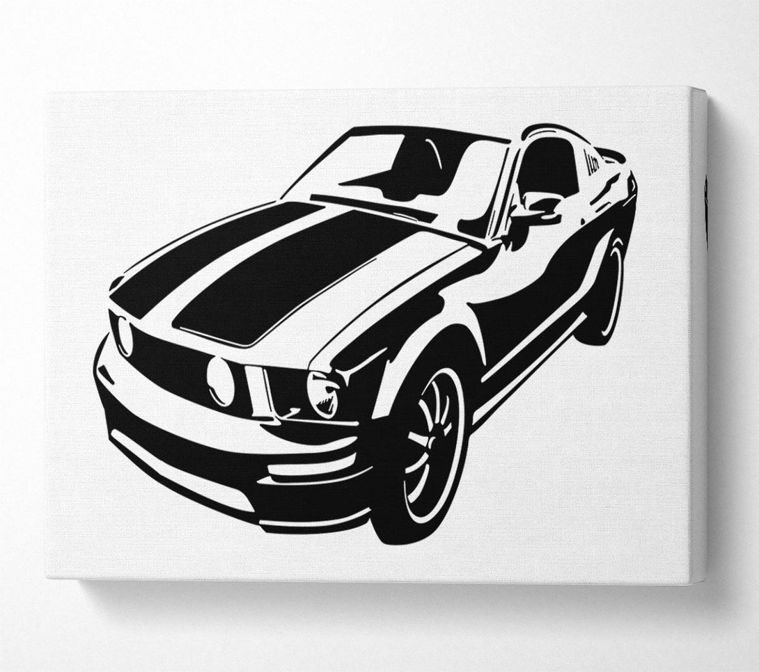  A Canvas Print of Ford Mustang Canvas Print