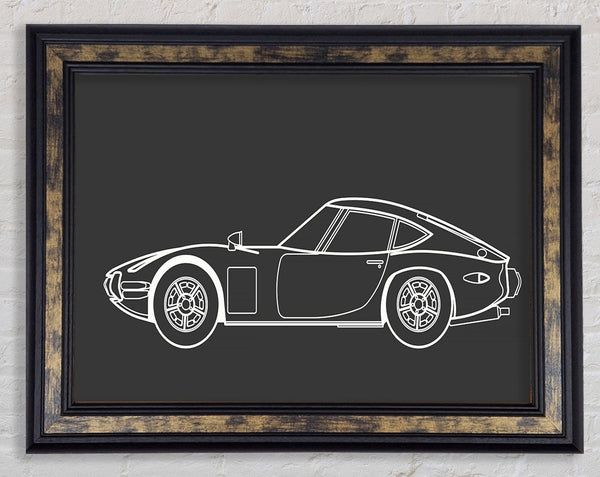British Classic 8 Framed Print