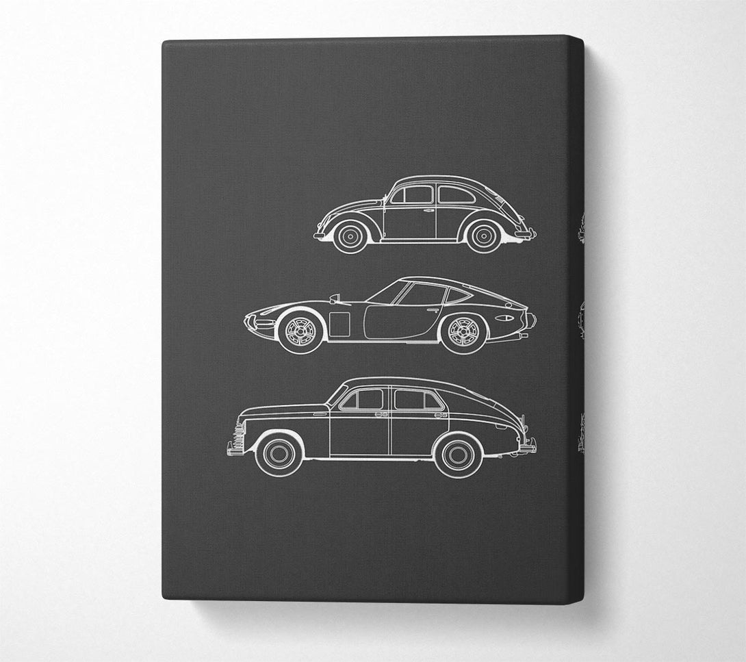  A Canvas Print of British Classic 7 Canvas Wall Art