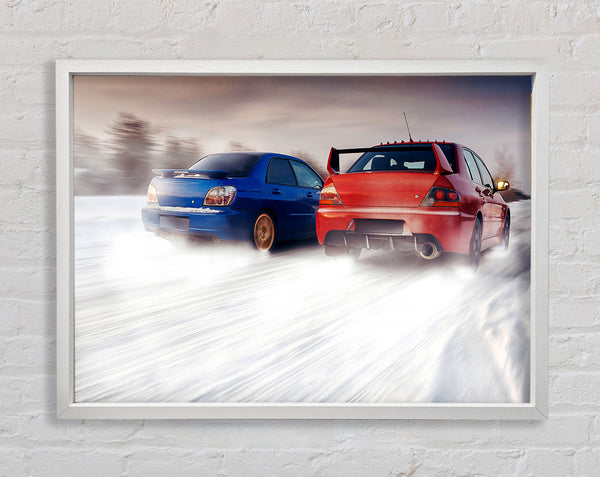 Ford GT Race Framed Print