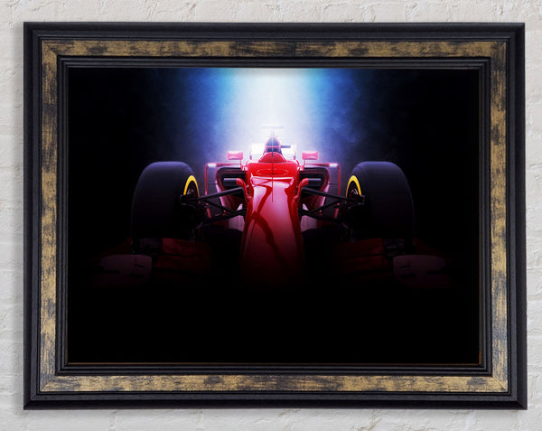Track Day Framed Print